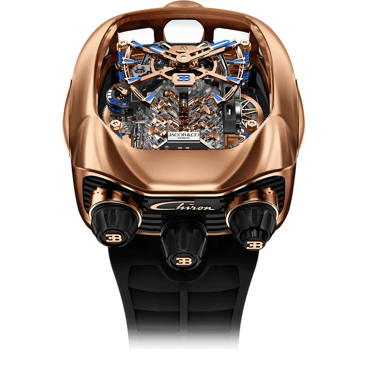 Jacob & Co. Bugatti Chiron Tourbillon Rose Gold